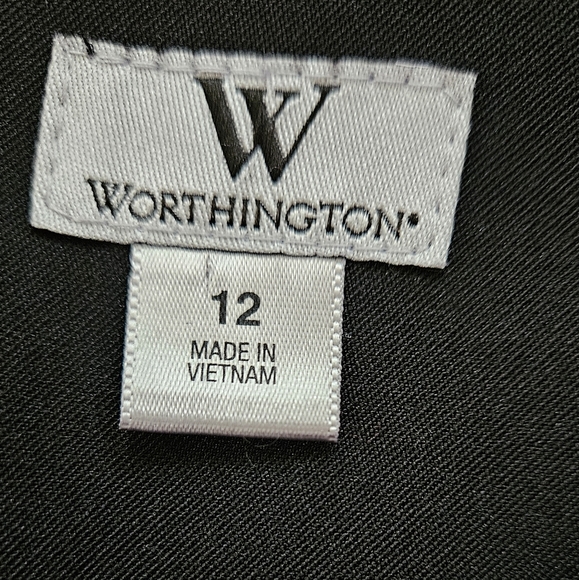 Worthington Women's Black Dress Size 12 - Picture 7 of 8